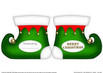 Christmas Stocking Shaped Card