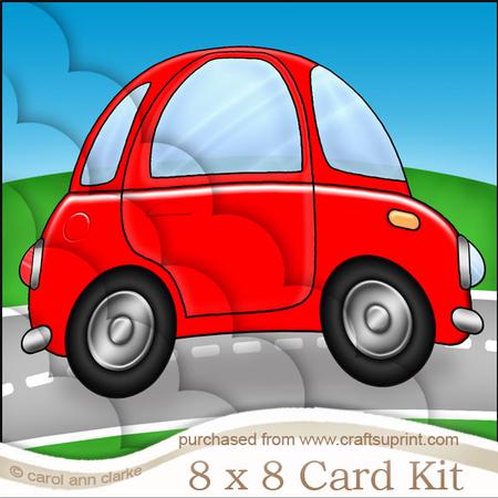 8 x 8 Funky Car Kit with Scalloped Corners
