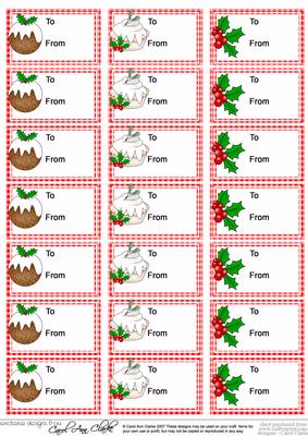 Xmas Gift Tags