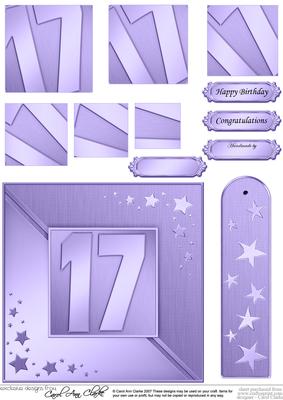 17th Metallic Age Quick Card with Twisted Pyramage