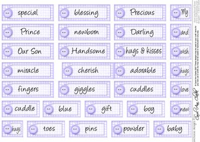 Pretty in Blue Baby Boy Greetings