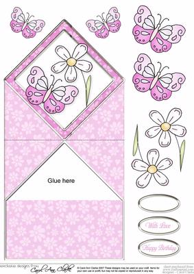 Butterfly Diamond Top Card