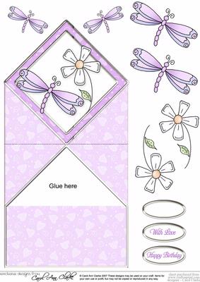 Dragonfly Diamond Top Card
