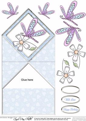 Dragonfly Diamond Top Card