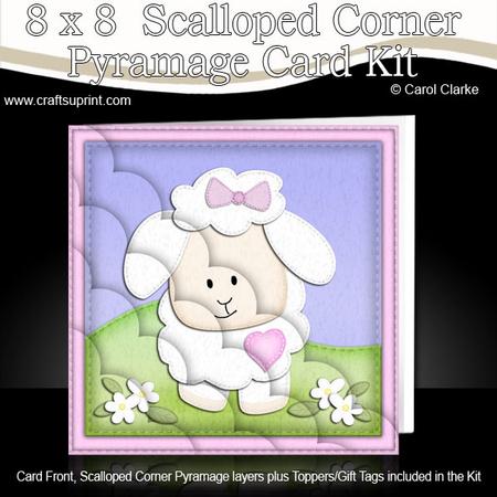 8 x 8 Little Lamb Kit with Scalloped Corners