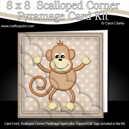 8 x 8 Chunky Monkey Kit with Scalloped Corners