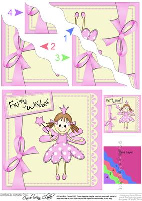 Fairy Twinkletoes and Lace Wavy Corner Side Stacker Topper