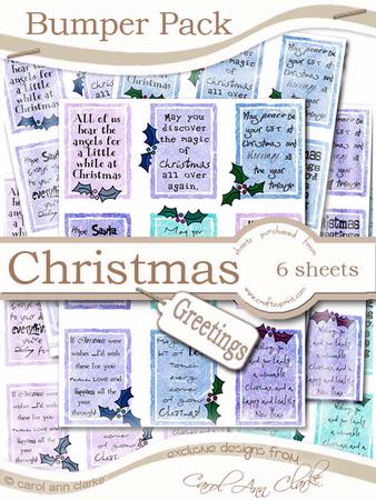 Bumper Value Pack of Christmas Greetings