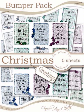 Bumper Value Pack of Christmas Greetings