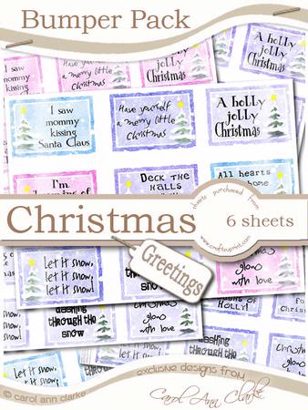 Bumper Value Pack of Christmas Greetings
