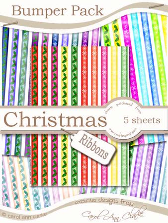 Bumper Value Pack of Christmas Ribbons