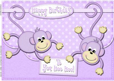 A4 Chunky Monkey Felties Envelope Edge