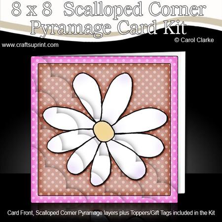 8 x 8 Daisy Kit with Scalloped Corners