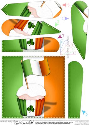 Flying the Flag Ireland Fan Pyramage Topper