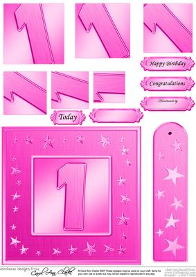 1st Bright Metallic Age Quick Card with Twisted Pyramage