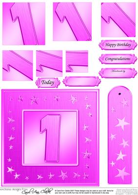 1st Bright Metallic Age Quick Card with Twisted Pyramage