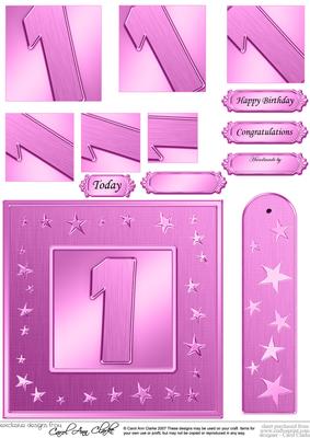 1st Bright Metallic Age Quick Card with Twisted Pyramage