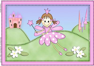 A4 Fairy Twinkletoes Card Topper