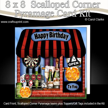 8 x 8 Little Last Drop Inn Shop Scalloped Corner Kit