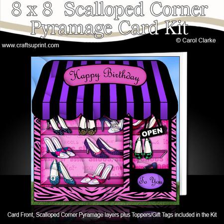 8 x 8 Little Shoe Shop Scalloped Corner Kit