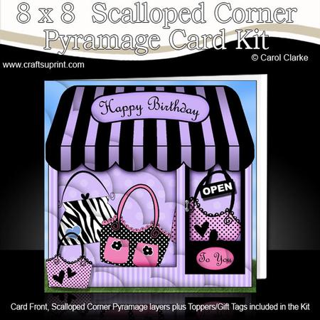 8 x 8 Little Handbag Shop Scalloped Corner Kit