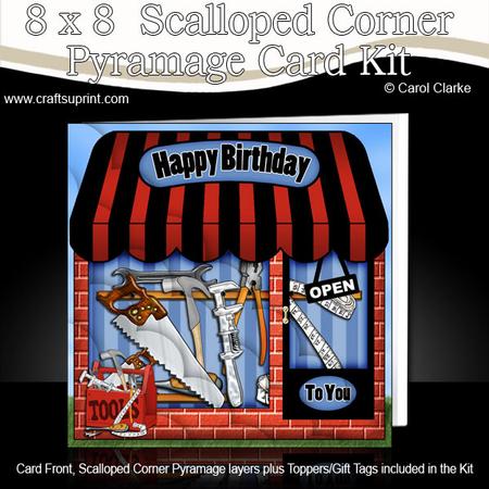 8 x 8 Little Tool Shop Scalloped Corner Kit