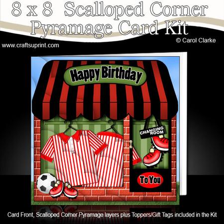 8 x 8 Little Football Shop Scalloped Corner Kit
