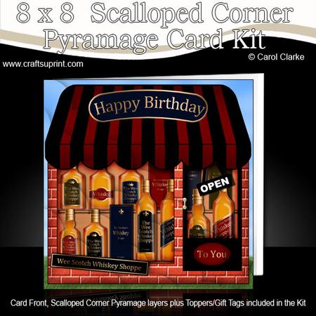 8 x 8 Little Whisky Shop Scalloped Corner Kit