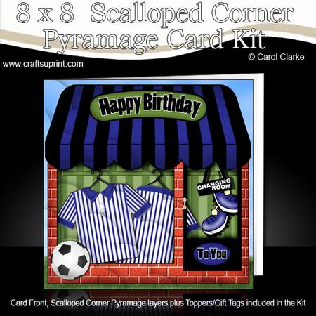 8 x 8 Little Football Shop Scalloped Corner Kit