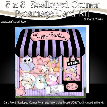 8 x 8 Little Pet Shop Scalloped Corner Kit