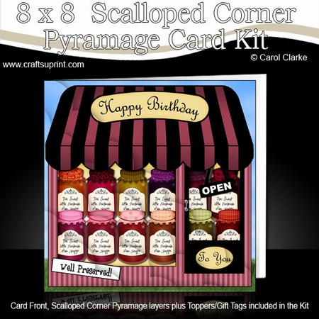 8 x 8 Little Jam Shop Scalloped Corner Kit