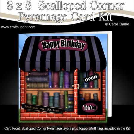 8 x 8 Little Book Shop Scalloped Corner Kit