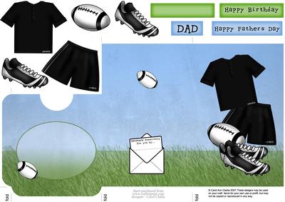 Rugby Lottery Wallet Card
