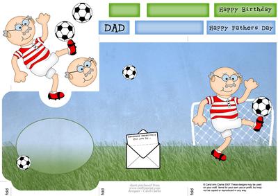 Bert Plays Football Lottery Wallet Card