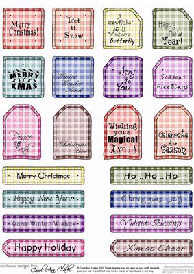 Christmas Greetings and Tags