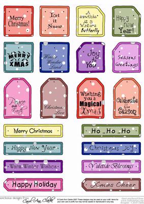 Christmas Greetings and Tags