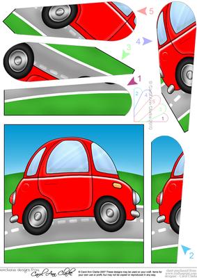 Funky Car Fan Pyramage Topper