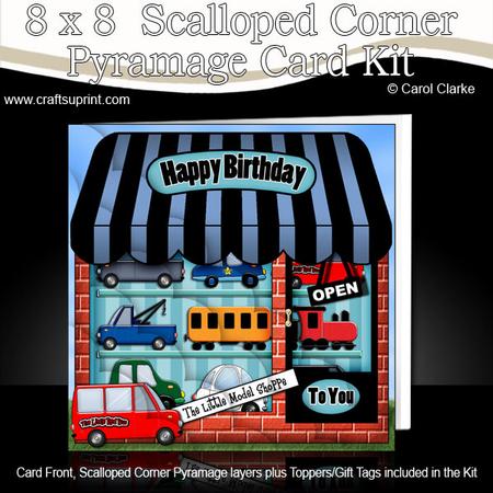 8 x 8 Little Toy Shop Scalloped Corner Kit
