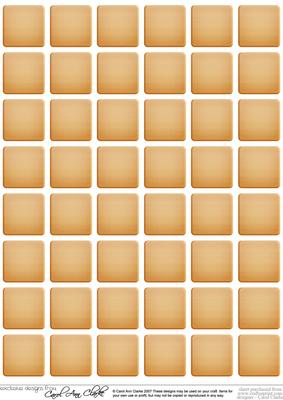Blank Alphabet Game Letter Tiles