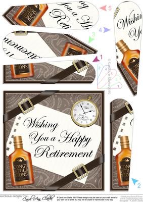 Retirement Fan Pyramage Topper