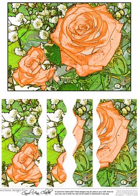Roses Wavey Edged Side Stacker