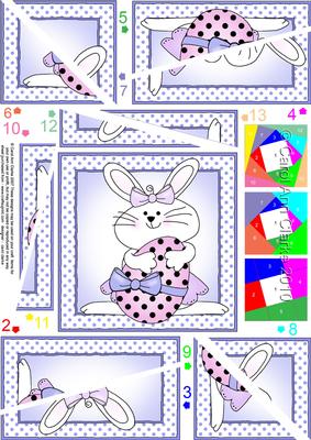 Little Bunny Twisted Spiral Side Stacker