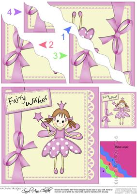 Fairy Twinkletoes and Lace Wavy Corner Side Stacker Topper