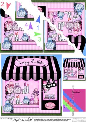 The Little Pamper Shop Scallop Corner Side Stacker Topper