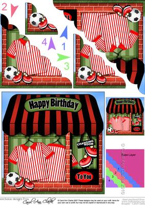 The Little Football Shop Scallop Corner Side Stacker Topper