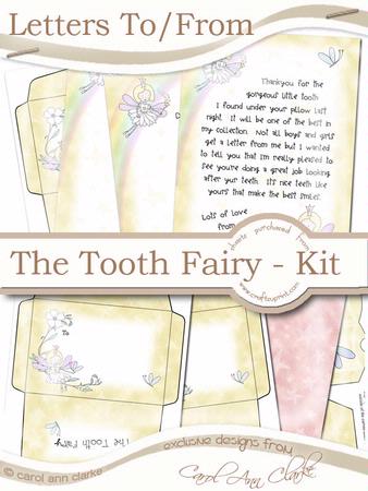 Letter To/from from the Tooth Fairy Kit