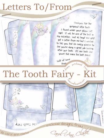 Letter To/from from the Tooth Fairy Kit