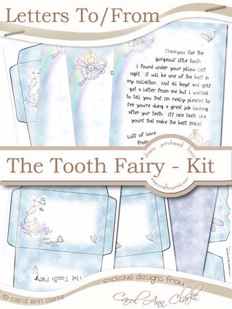 Letter To/from from the Tooth Fairy Kit