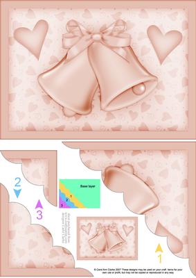 A5 Romantic Bells Scallop Corner Side Stacker