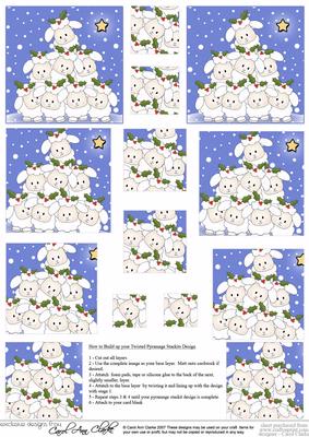 Merry Christmas to Ewe! Twisted Pyramage